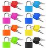 Lahviuu Lucchetto Valigia, 8 Pcs Colorato Piccolo Lucchetti con Chiave, Mini Lucchetto in Metallo per Armadietto, Zaino, Borsa da Viaggio,Valigie e Taccuino Segreto