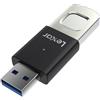 Lexar JumpDrive Fingerprint F35 PRO USB 3.0 Unità Flash 256 GB, fino a 400 MB/s in lettura/350 MB/s in Scrittura, Chiavetta USB, 10 ID impronte digitali consentiti, MemoryStick (LJDF35P256G-RNBNG)