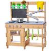 VEVOR Cucina di Fango da Esterno per Bambini da 762 x 324 x 914 mm in Legno con Fornelli, Ganci, Lavelli, Pale da Piantagione, Spatole, Manici, Pentole e Accessori, Giochi con Acqua e Sabbia