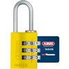 ABUS Lucchetto a Combinazione 145/20 - Alluminio, Codice Numerico