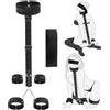 SuperLove Neck to Wrist & Ankle Cuffs Restraint Kit Black