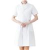 YOSUWOAI Camice da laboratorio da donna a maniche corte cappotto abbigliamento medico schiena abito da infermiera medica uniforme cotone manica corta con tasche medica laboratorio camice abbigliamento