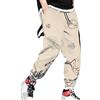 YOSUWOAI Techwear - Pantaloni da uomo gothic harem, pantaloni hip hop jogger cargo baggy streetwear punk pantaloni con tasche baggy streetwear pantaloni cargo pantaloni medievali vintage, O bianco., M
