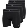 adidas Herren Unterwäsche Slip 3er Pack-Boxer Brief (3pk) -Active Micro Flex Eco Intimo, 000 Nero, M Uomo