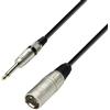 Adam Hall Cables 3 STAR MMP 0600 - Cavo Microfono XLR maschio a Jack mono da 6,3 mm 6 m