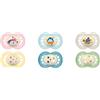 BAMED BABY ITALIA Srl Mam succhietto original night 16+ mesi silicone 2 pezzi