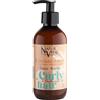 NaturVital Curly Booster per capelli ricci, ondulati o testurizzati, crema con cocco, karité senza silicone e parabeni - 280 ml