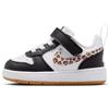 Nike Court Borough IR0565-001, Scarpe Basse per Neonati e Bambini, Nero/Bianco-Gomma Marrone (Med Brown)