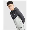 Nike Felpa con Cappuccio Full Zip Tech Mix Junior - Grigio, grigio