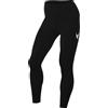 Nike Leggings da Donna DF Fast Mr 7/8 SW, Nero/Bianco, XL