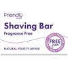 Friendly Soap Shaving Bar Fragrance Free 95 g