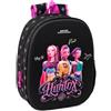 CARTOON Zaino Asilo 3D KPop Demon Hunters Huntrix, Zainetto Bambina 33x27x10 cm