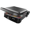 Cecotec Griglia Elettrica con Grill Rock'nGrill 2000 Full Open. 2000W, 279x229mm, Apertura 180°, RockStone Antiaderente, Piastra Galleggiante, Raccogli Grasso, Stoccaggio Verticale, Temp. Regolabile