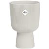 Elho vibes fold coupe 14cm vaso da fiori - Silky White