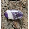 Gemma Naturale Di Ametista Viola Ovale 30,45 Ct 33 Mm Certificata T38174