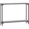 fsahslih Tavolo consolle, 100 x 22,5 x 75 cm, grigio Sonoma, in legno