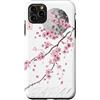 CRAZEELEBAH JAPAN INC Custodia per iPhone 11 Pro Max Giappone Sakura Cherry BLOSSOM MOON VINTAGE TRADIZIONALE