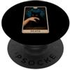 Death Tarot Card Black Cat Witchy Hallow Tarocchi Gatto Nero Morte Gatto Strega Gothic Tarocchi Arte PopSockets PopGrip Adesivo