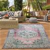 Teppich-Traum Tappeto orientale tappeto da salotto per esterni vintage in rosa dimensioni - 80 x 150 cm