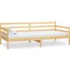 vidaXL Letto da giorno in pino massiccio 90x200 cm