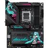 ASUS ROG STRIX X870E-H GAMING WIFI7 HATSUNE MIKU EDITION, AMD, Zásuvka AM5, AMD Ryzen Serie 7000, AMD Ryzen Serie 8000, AMD Ryzen Serie 9000, DDR5-SDRAM, 256 GB, 2 kanály