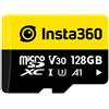 Insta360 Scheda di memoria microSDXC da 128 GB per Insta360, classe V30, A1, UHS-I, velocità di lettura/scrittura di 90 MB/s