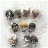 BANPRESTO Attack on Titan Chokonokko Mini Figure set di 10 tipi Banpresto 2026 Giappone