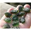 Collana Meteorite Moldavite Ceca Verde Naturale Ciondolo Chakra Guarigione...