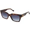 LIU JO LJ759S 240 | Occhiali da Sole Graduati o Non Graduati | Prova Online | Plastica | Rettangolari | Marrone, Havana | Adrialenti