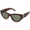 Saint Laurent SL M94 003 | Occhiali da Sole Graduati o Non Graduati | Prova Online | Plastica | Cat Eye, Ovali / Ellittici | Marrone, Havana | Adrialenti
