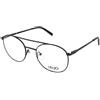 LIU JO LJ2139 001 | Occhiali da Vista Graduati | Unisex | Metallo | Tondi | Nero | Adrialenti