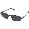 Dsquared2 ICON 0015/S 807/IR | Occhiali da Sole Graduati o Non Graduati | Prova Online | Metallo | Tondi | Nero | Adrialenti