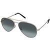 Ray-Ban New Aviator RB3625 003/3M | Occhiali da Sole Graduati o Non Graduati | Prova Online | Unisex | Metallo | Pilot | Argento | Adrialenti