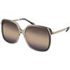 Chloe CH0286S 009 | Occhiali da Sole Graduati o Non Graduati | Prova Online | Plastica | Oversize | Grigio, Trasparente | Adrialenti