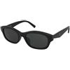 Saint Laurent SL M172/F 001 | Occhiali da Sole Graduati o Non Graduati | Prova Online | Plastica | Cat Eye | Nero | Adrialenti