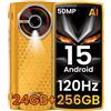 LAGENIO Panther 2 Pro Rugged Smartphone Android 15 Telefono Indistruttibile 24GB