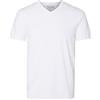 SELECTED HOMME Maglietta da Uomo selezionata con Scollo a V | Tinta Unita Basic Manica Corta SLHNEWPIMA | Cotone Elasticizzato, Bianco (Bright Whitebright White), XXL