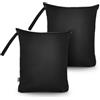 OTraki 2 Pezzi Sacchetto Impermeabile Viaggio, 40 x 50cm Wet Bag Pannolini Lavabili Riutilizzabile Portabiancheria Sporca con Zip per Costume da Bagno Palestra Telo Mare
