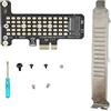 Annadue Adattatore PCIe M.2 PCIe, Scheda di Espansione M.2 NVME a PCIe X1, Supporto PCIE4.0, PCIe X1/X4/X8/X16, Compatibile con Disco Rigido 2230/2242/2260/2280 M.2 NVME(Ph41x1)
