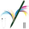 Milikilo Penna Stilo per Microsoft Surface Pro12/11/10/9/8/X/7+/6/5/4,Surface Go 4/3/2/1,Surface Laptop1-5/Studio/Book3/2/1,Riconoscimento del Palmo Mano,Funzione Inclinazione,1024 Pressione (Verde)