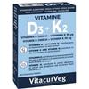 Benessere Farmacia Vitamine d3+k2 60 compresse
