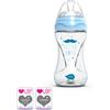 Nuvita Collection Glass Biberon Vetro Blu 240 ml