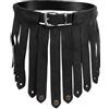 YOSUWOAI Gonna vichinga, da donna medievale, in pelle PU, con nappe romane, guerriero medievale, cintura in vita, feste, cosplay, stile vintage, gonna da guerriero, costume da gladiatore