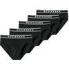 Schiesser Herren 5 Pack Slips Unterwäsche Bio-baumwolle-95/5 Organic Mutande da Uomo, Nero_183212, 6