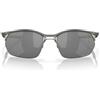 Oakley Occhiali da sole rettangolari da uomo Oo4145 Wire Tap 2.0