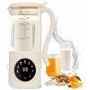 NONE Frullatore multifunzione per latte di soia in vetro da 1400 ml con riscaldamento silenzioso, timer e funzione autopulente