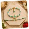 TIED RIBBONS Rakhi per fratello e bhabhi | Set Rakhi per fratello | Raksha bandhan Roli Tika - Rakhi per Bhaiya Bhabhi Set regalo | Lumba Rakhi per Bhabhi | Filo Rakhi