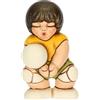 THUN, Bomboniera Campione di Pallavolo in Ceramica Decorata a Mano, Idea Regalo, 4 x 3.8 x 6.8 cm h
