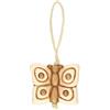 THUN, Set 5 Segnaposto a Forma di una Farfalla in Ceramica Decorata a Mano, 2.4x0.9x2 cm h