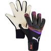 PUMA FUTURE Pro Hybrid, Guanti da portiere Ragazzi, PUMA Black-Glowing Red-Purple Glimmer, 7